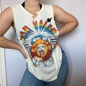 Free People // Vintage Van Halen Graphic Tank